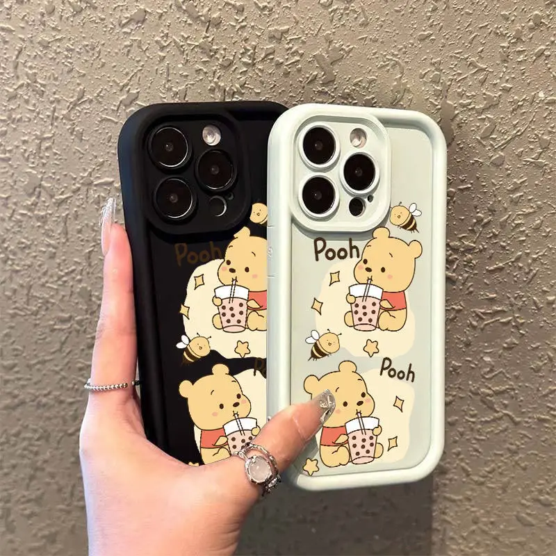 Winnie The Poohtrendy Custodia Per Telefono Per Iphone15 14 12 11 13Pro Max Plus Mini X Xs Max Xr7 Plus Custodia Morbida Antiurto Sky Eye Ladder