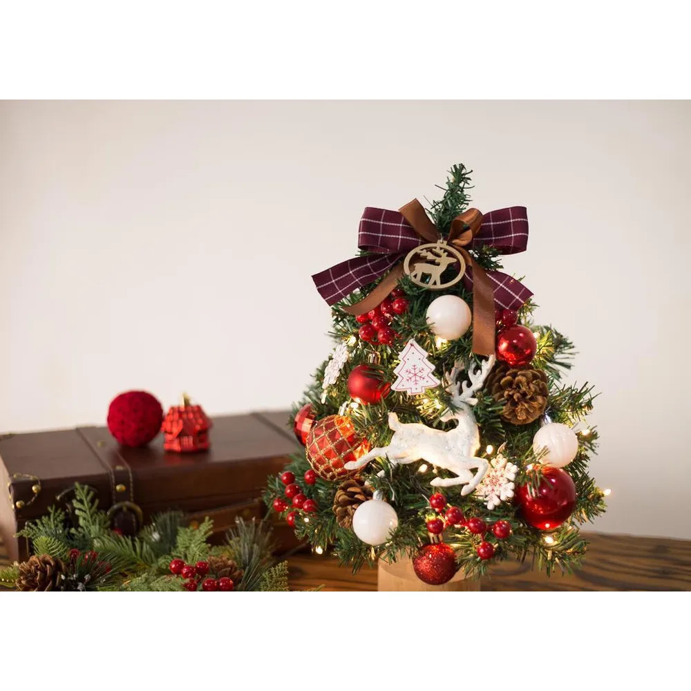 Hot Sale Mini Glowing Christmas Tree Set - Desktop Ornament for Christmas Decor_voghion.com