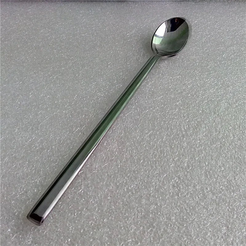 20.5cm Length Stainless Steel Cutlery Long Handled Spoon Coffee Ice Cream Scoops Flatware Perfect