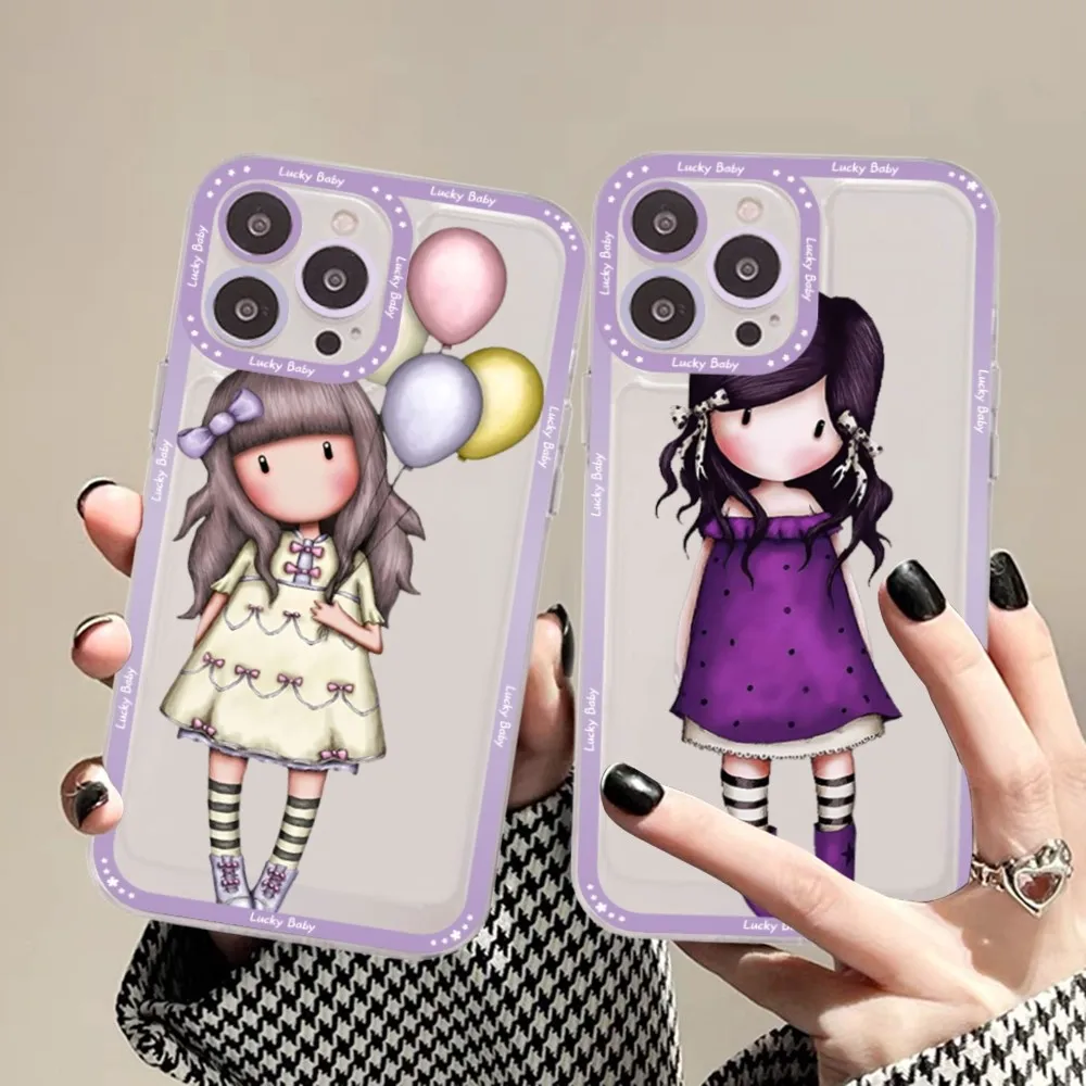 

Cartoon Girl Santoro Design-Gorjusses Mousepad For Samsung A 10 20 30 70 13 21 32 72 22 51 52 53 71 73 32 4g 32 5g Fundas