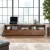 Media Console Credenza with Drawers and Storage Shelves, for TVs up to 70", Grand Walnut 2