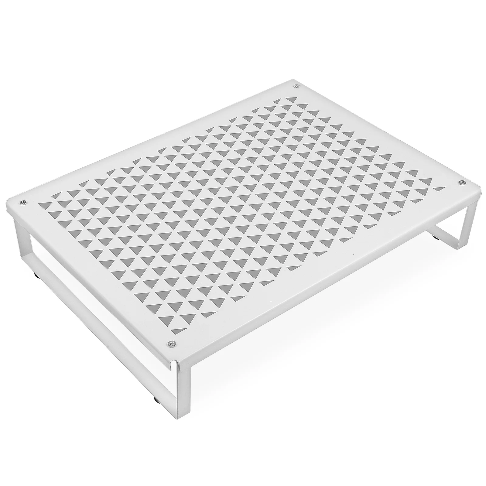 

Induction Cooker Bracket White Microwave Stand Storage Shelves Stove Oven Metal Kitchen Countertop Organizer Pots for Plants