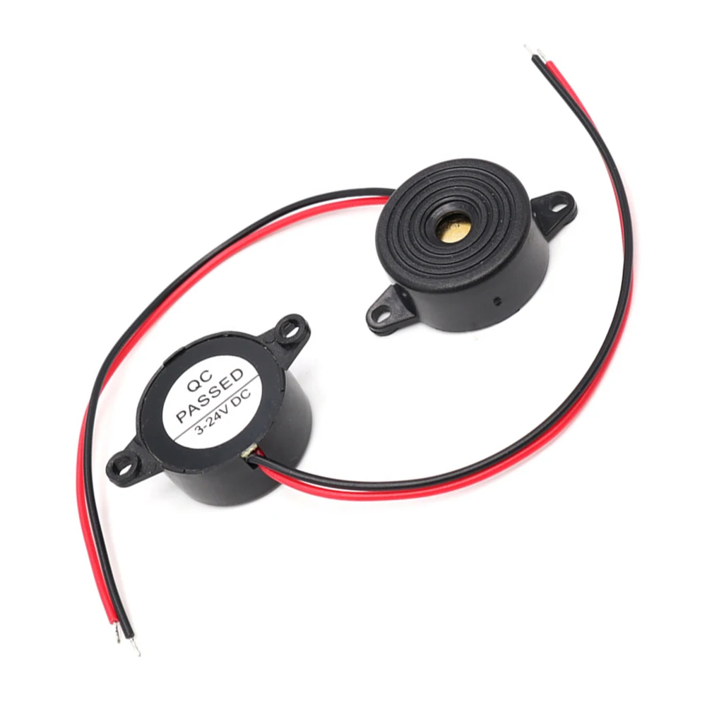 

DC 3-24V ABS Small Enclosed Piezoelectric Alarm Buzzer With Wire ABS And Electric Components For Industrial Use Piezo Buzzer