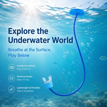 Full Dry Snorkel Breathing Tube 1M/2M/4M 1