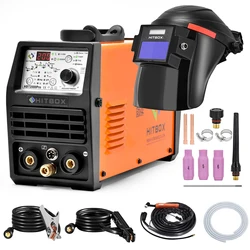 HITBOX 200A Cold TIG Welding Machine, HF TIG with Pulse, 2T/4T Spot TIG Welding ARC Stick Welder soldadora tig