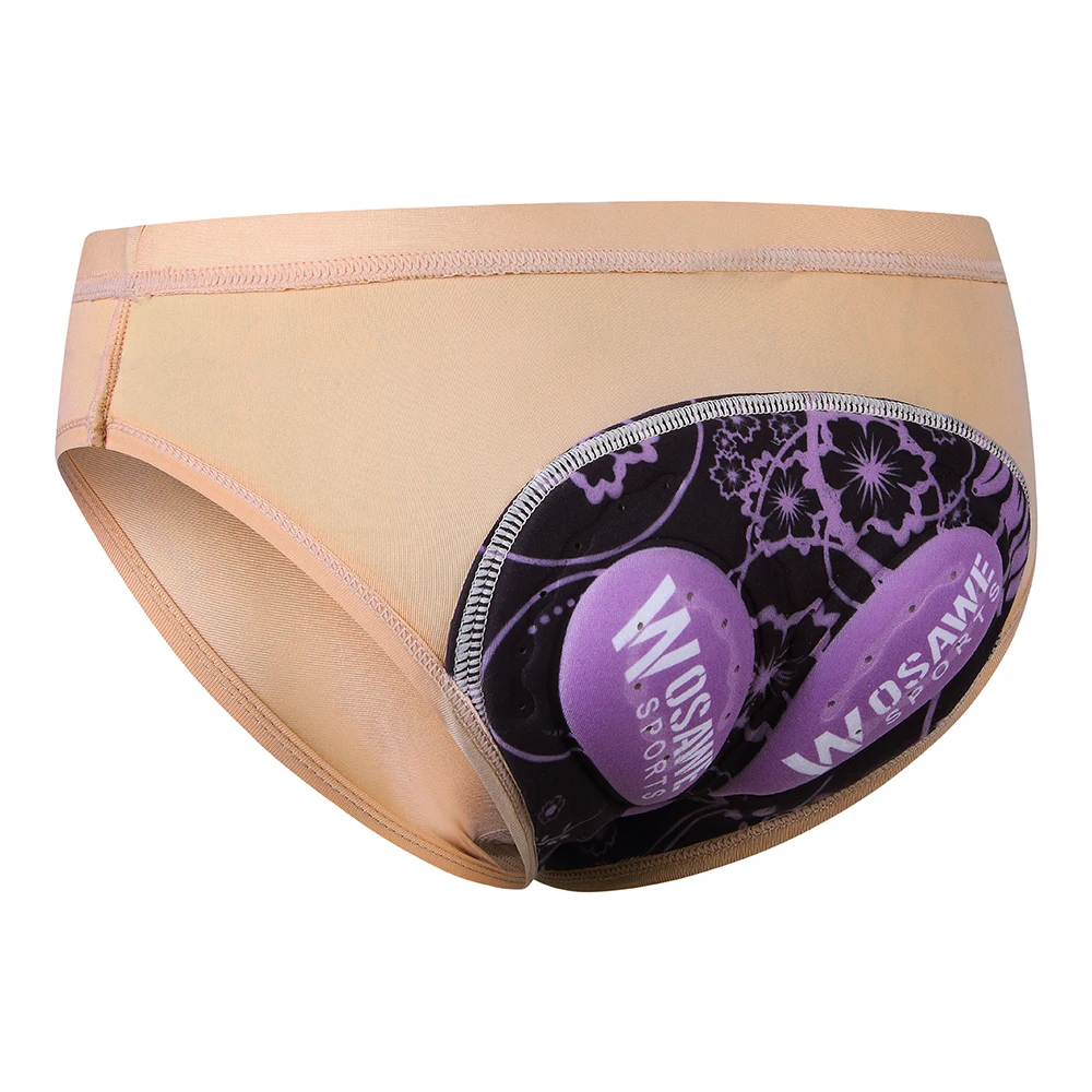thumbnail image 1 of WOSAWE, ropa interior de ciclismo para mujer, pantalones cortos acolchados 3D a prueba de golpes para bicicleta de montaña MTB, ropa interior deportiva, medias, pantalones cortos S-2XL, 1 of 5