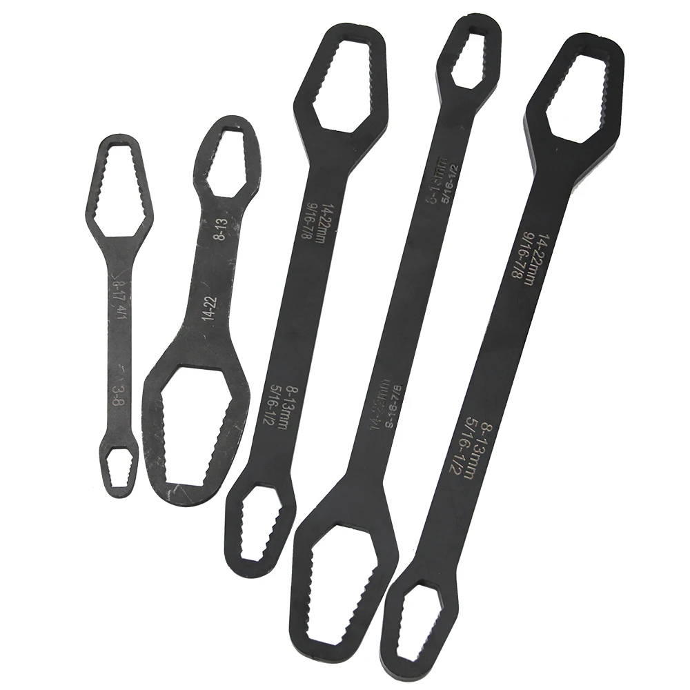 Box Wrench 3-17mm Multifunctional Double End Box Wrench 8-22mm Hexagonal Solid Wrench For Tightening Various Diameter Screws and Nuts
