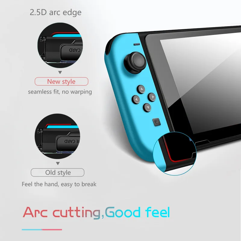 Voor Schakelaar Oled Lite Screen Protectos Anti-Kras Nintendo Beschermhoes Ns Lcd Screen Protection Skin Gehard Glas