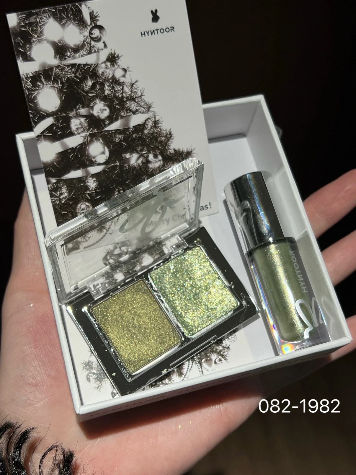 5 個/2 個 HYNTOOR メイクアップセット ゴシックアイシャドウ リップ