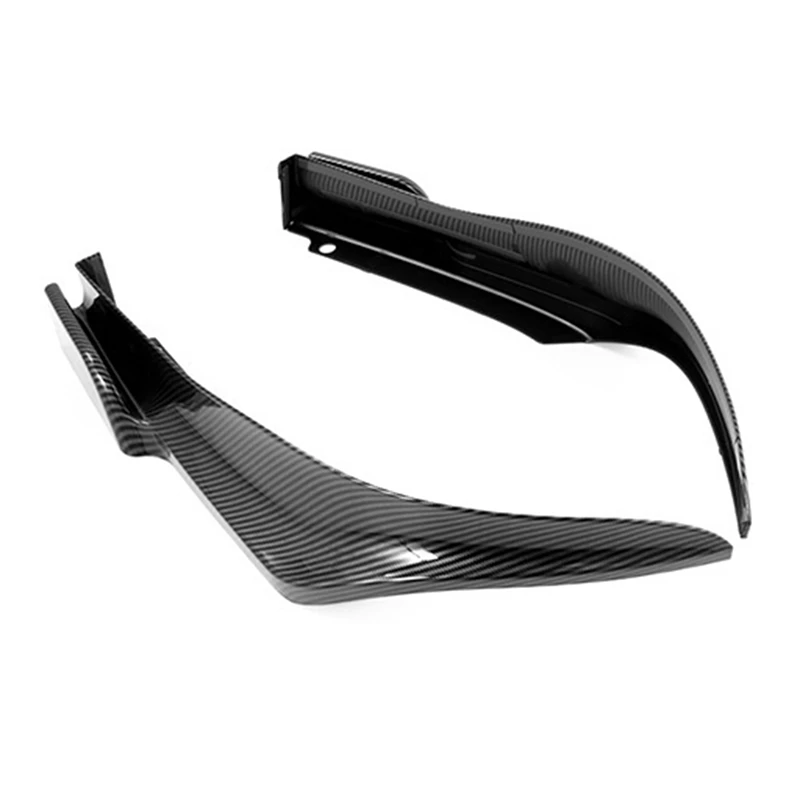 

For Honda Civic 11Th 2022 Carbon Fiber Look Car Rear Bumper Lip Diffuser Splitter Canard Spoiler Protector Cover