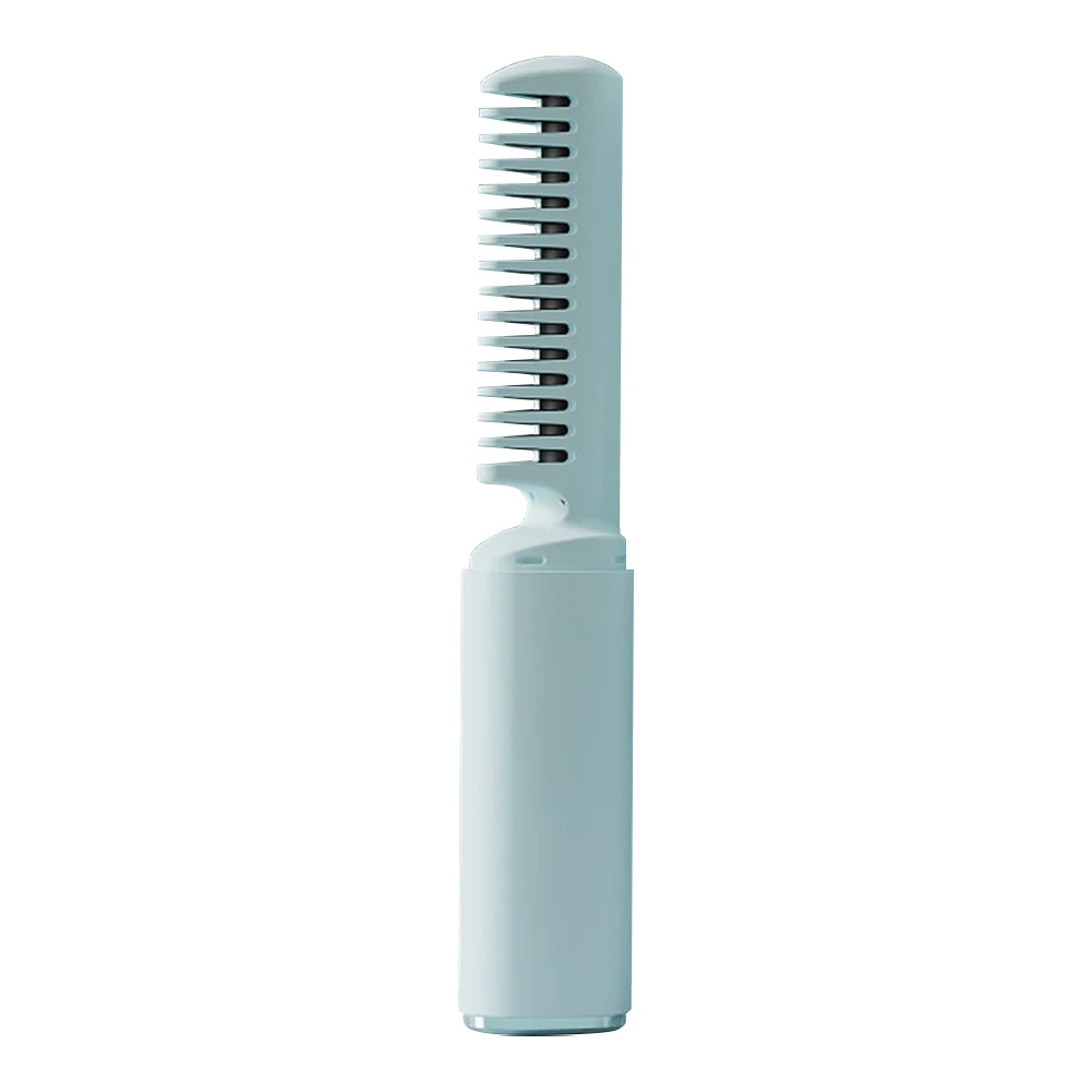 Personal Care Multifunctional Hairstyle Brush USB Rechargeable Mini Hair Straightener Curling Iron for Travel