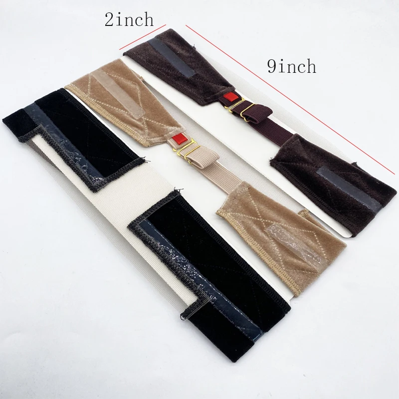 Flexible Velvet Wig Grip Scarf With Adjustable Elastic Band Comfort Head Band  Hold Hair Accessories Anti-Slip Band 4