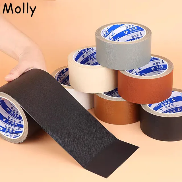 Self Adhesive Leather for Furniture Sofa Chair Table Car Seat Bag Shoe Bed Leather Repair Patch Sticky Fix PU Leather Sticker