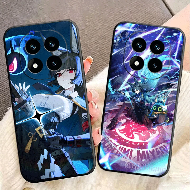 Zenless Zone Zero Hoshimi Miyabi Soft Black Phone Case Cover