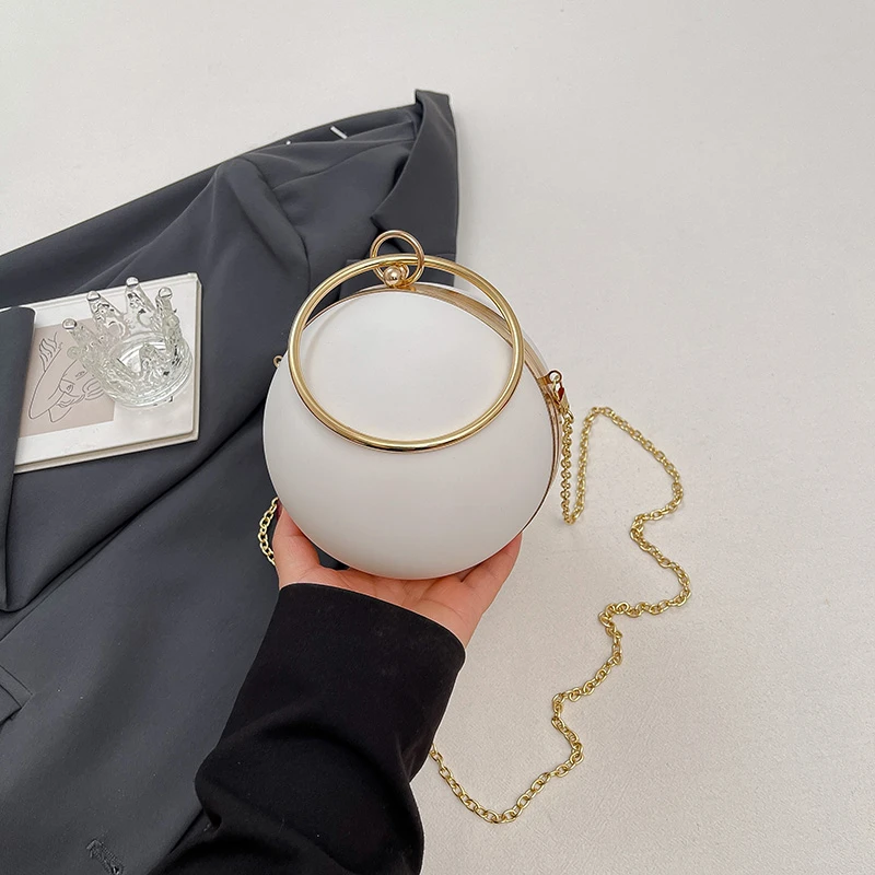 white evening bag