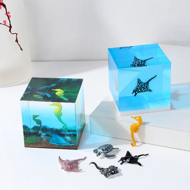 Miniature Sea Animals Resin | Animal Action Figures Toys | Miniature Figure  Animals - 3d - Aliexpress