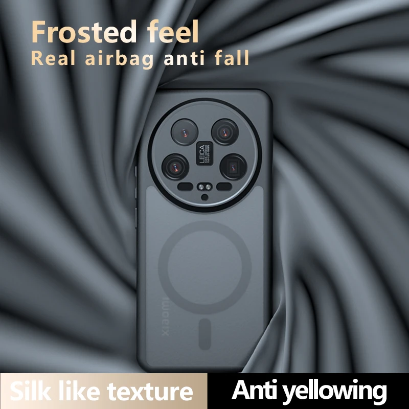 Car Magnetic Frosted Armor Back Cover - Shockproof Bumper