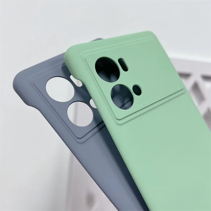 Rahmenlose, matte Hülle in Bonbonfarben für vivo iQOO 9 8 7 5 Pro Neo6 Neo5 Neo 6 5 SE Neo3 Z5 Z3 Slim Hard PC Stoßfest Bumpe_voghion.com