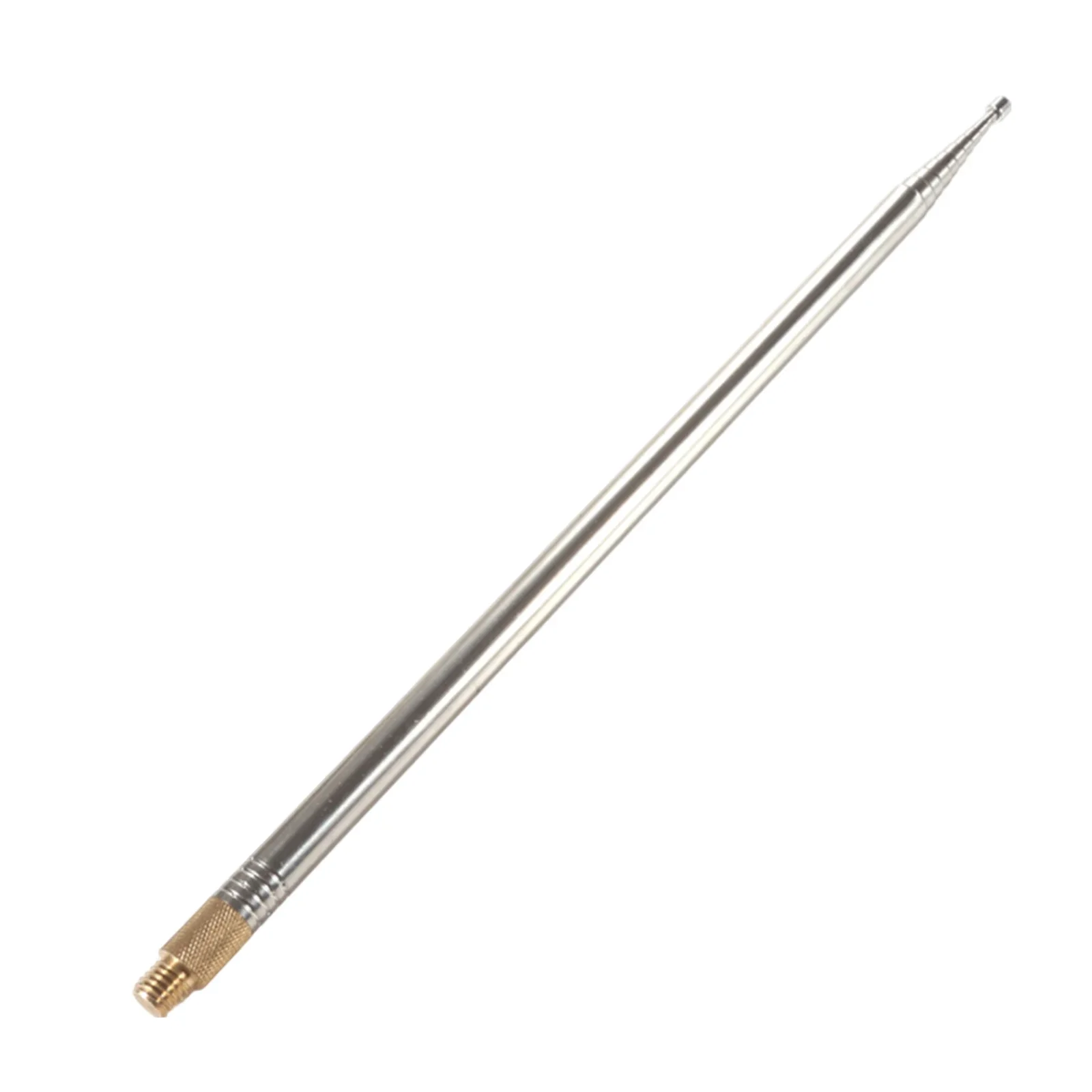 1Pc Shortwave Antenna 2.5m Whip Antenna Portable Telescopic 304 Stainless Steel For Pac 12 JPC 7 DIY Shortwave Radio
