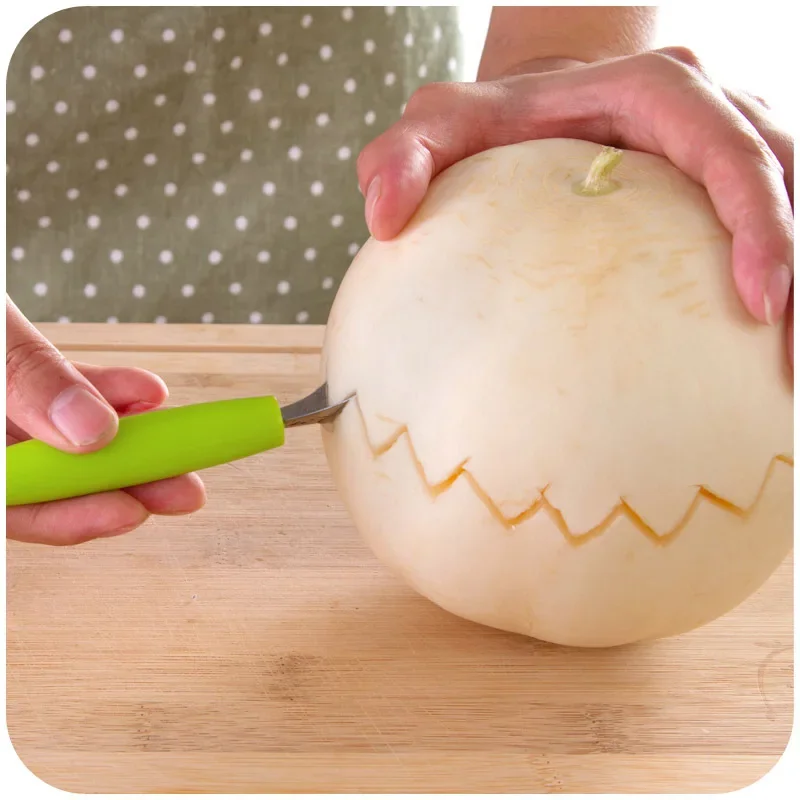 Steel Fruit Digger Cutting Watermelon Artifact Fruit Ball Digging Ball Ice Cream Round Spoon Cutting Carving Knife