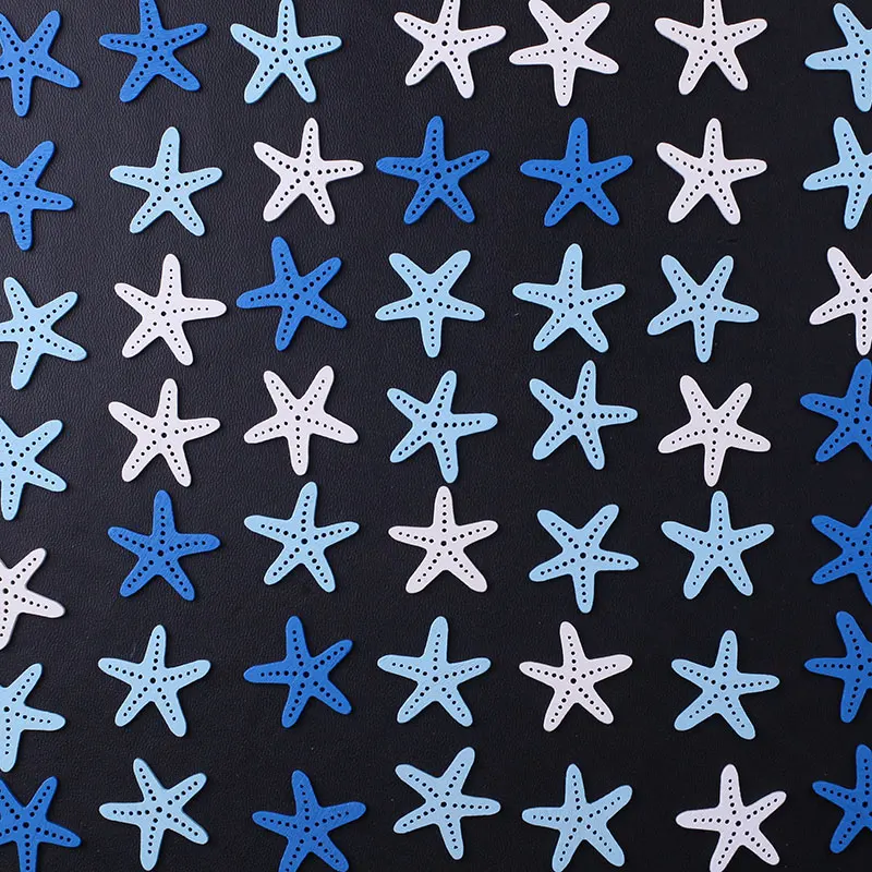 

100pcs Random Mixed Color Star Starfish Wood Buttons for Clothing Decor Sewing Scrapbooking Home Garment Diy Handmade Crafts 3cm