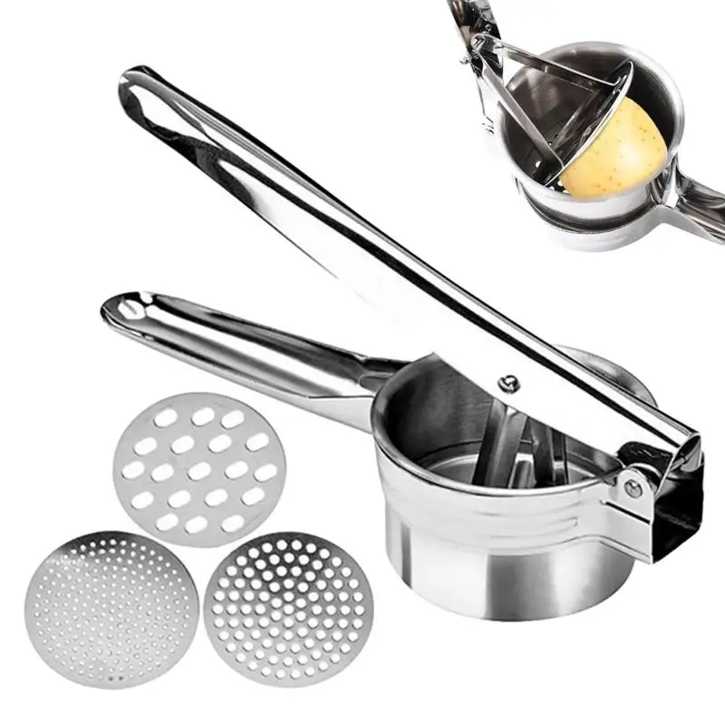 Unique Bargains Stainless Steel Potato Masher Ricer Fruit Vegetable Juicer  Press Maker - Bed Bath & Beyond - 18411130