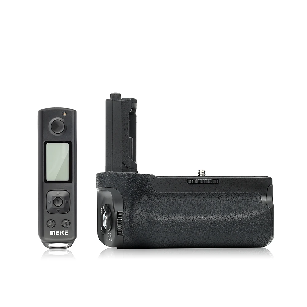 Meike MK-A7R IV Pro With Remote Vertical Battery Grip Replacement VG-C4EM Work for Sony A7R IV A7 A9II A1 Cameras