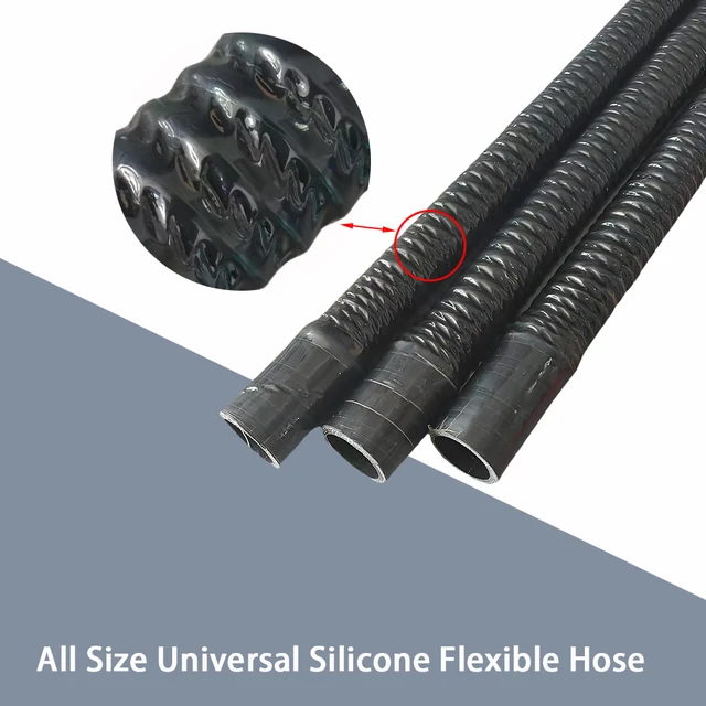 Tubo Flessibile Silicone 8x12mm - 2.4 Metri, Nero, Alta Temperatura (-60°C A +200°C) Per Acqua O Aria - Foto 4