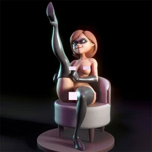  Elastigirl NSFW 1/24 Scale Models Resin Figure Model Kit Unpainted Kits Diy Toys Hobbies Plastic Model 