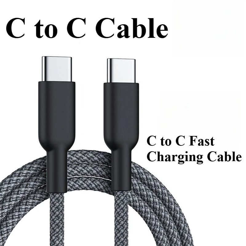รูปสินค้า สายชาร์จ Type-C รองรับ PD 60W ชาร์จเร็ว ถ่ายโอนข้อมูลได้