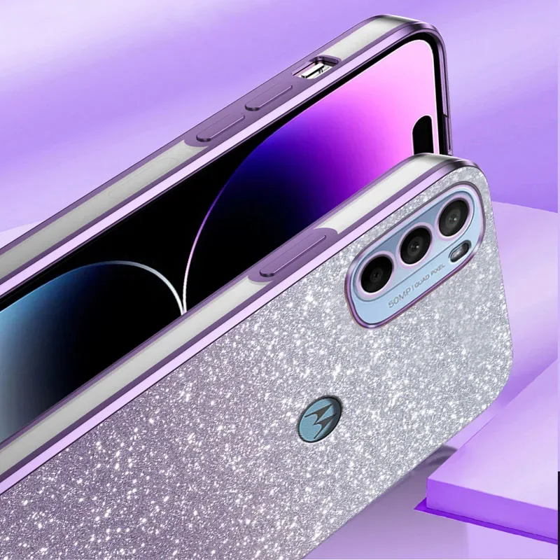 Radiant Gradient Glitter Phone Case Cover