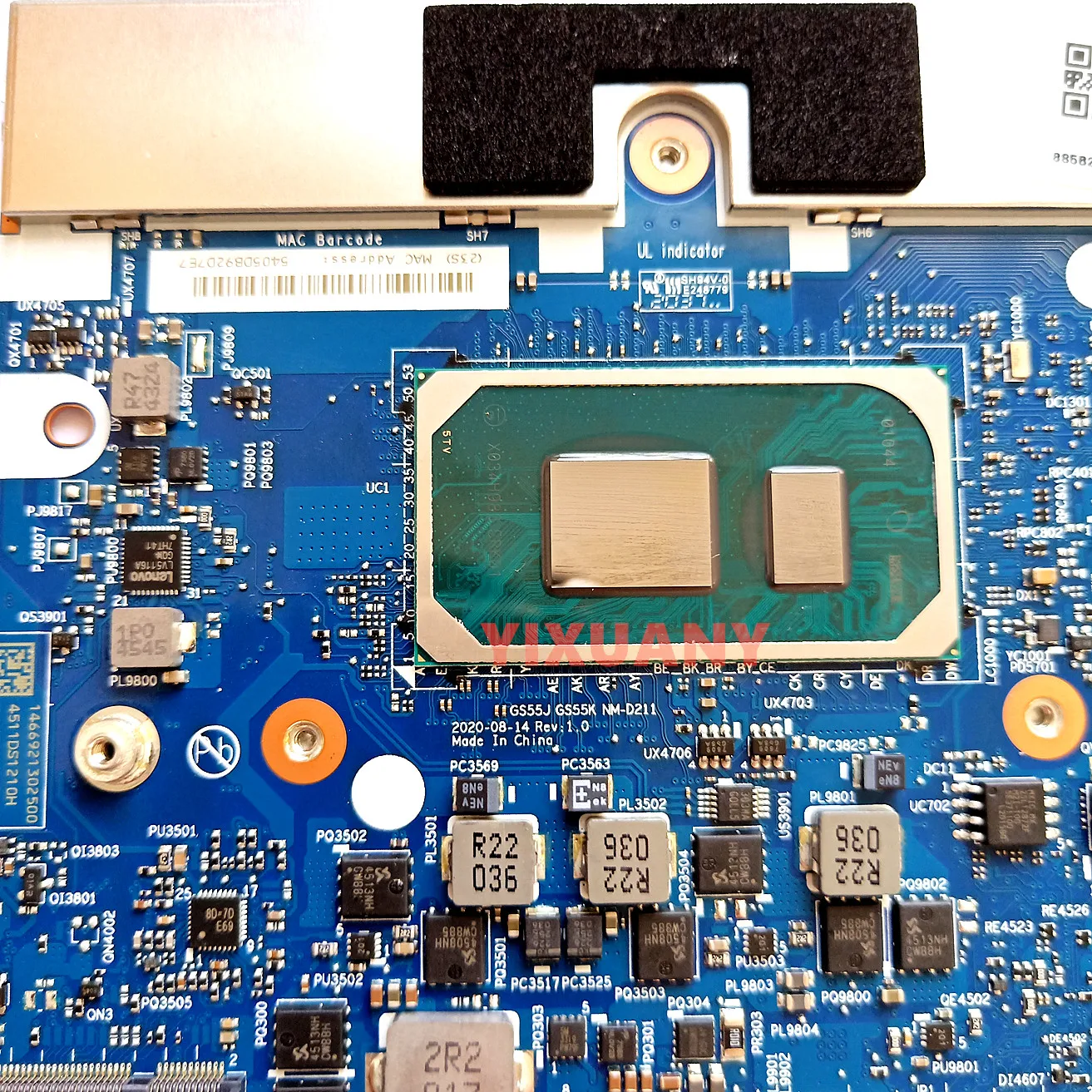 NM-D211 for Lenovo Ideapad 5-15ITL05 Laptop Motherboard with CPU