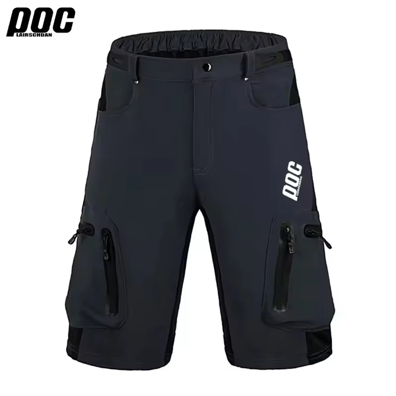 LairschDan Poc Multi-colored Durable Cycling Shorts Men MTB Mountain Bike Shorts for Extreme Downhill Sports Bicycle Short Pants