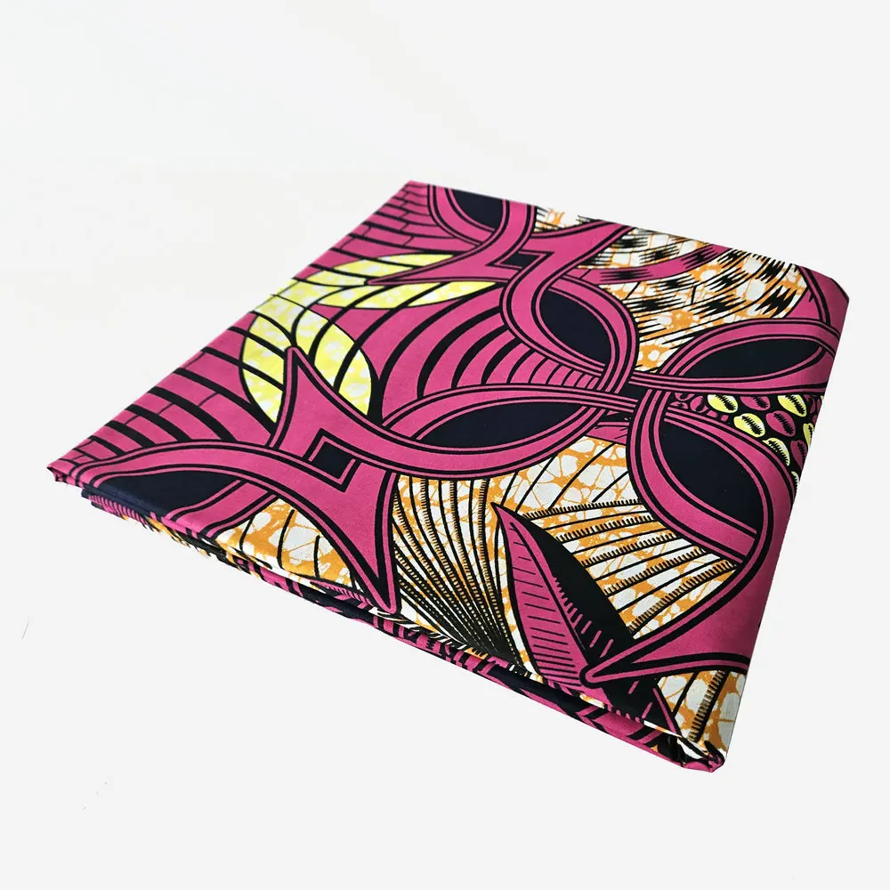 African Wax Fabric Classical Wax Printed Cotton Textile Women Dress