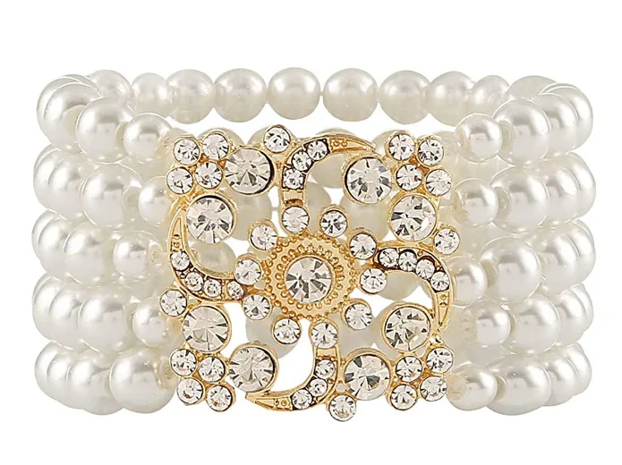 1920s Frauen Flapper Kleid Armband das große Gatsby Glas Perle Armband Party Cosplay Schmuck Handband für Damen – Detail 10