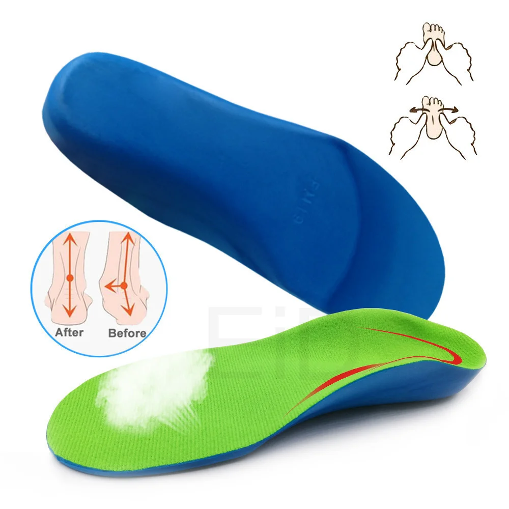 EiD 3D Kind Professionelle Fußgewölbeunterstützung EVA Orthesen Einlegesohlen Plattfüße Cubitus Varus XO Bein Plantillas Pad für Schuhe Einlegesohl – Detail 4