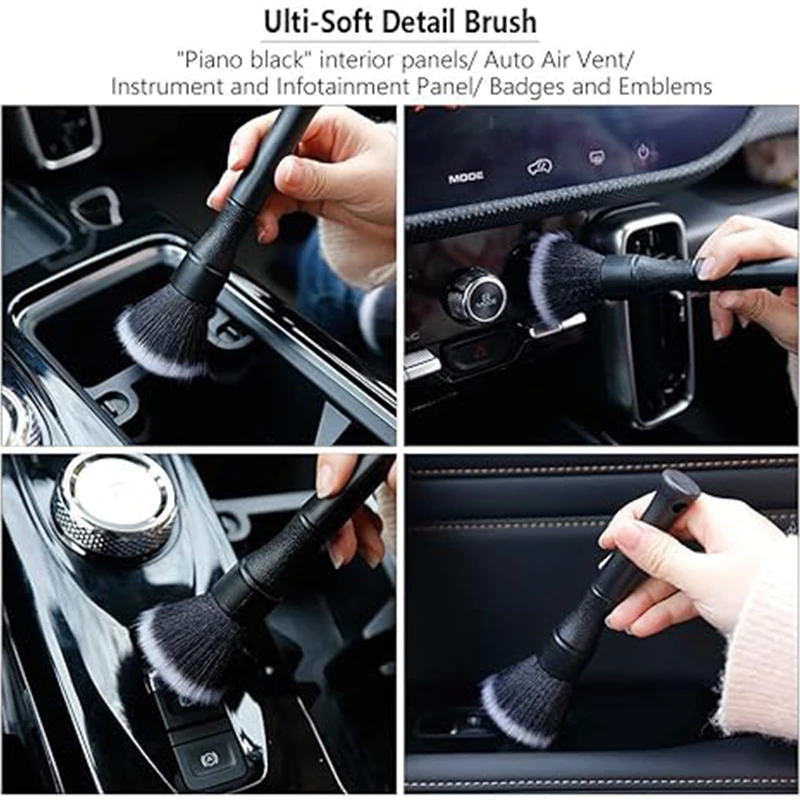 Car Detailing Brush Fibre Super Soft Cleaning Brush Car Interior