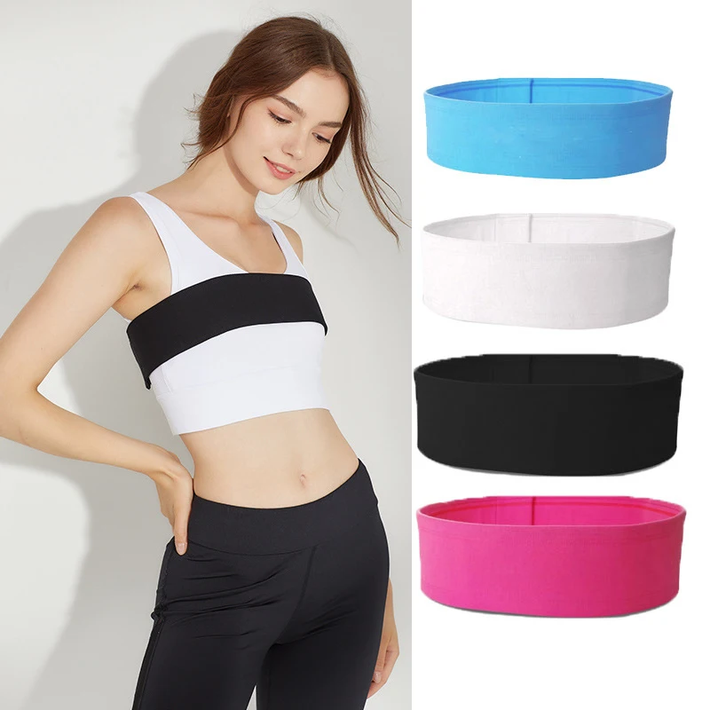 Anti-Bounce Breast Support Band, No-Bounce, Treinamento Ajustável,  Envoltório Peito Atlético, Sutiã, Acessório Alternativo, 1 Pc