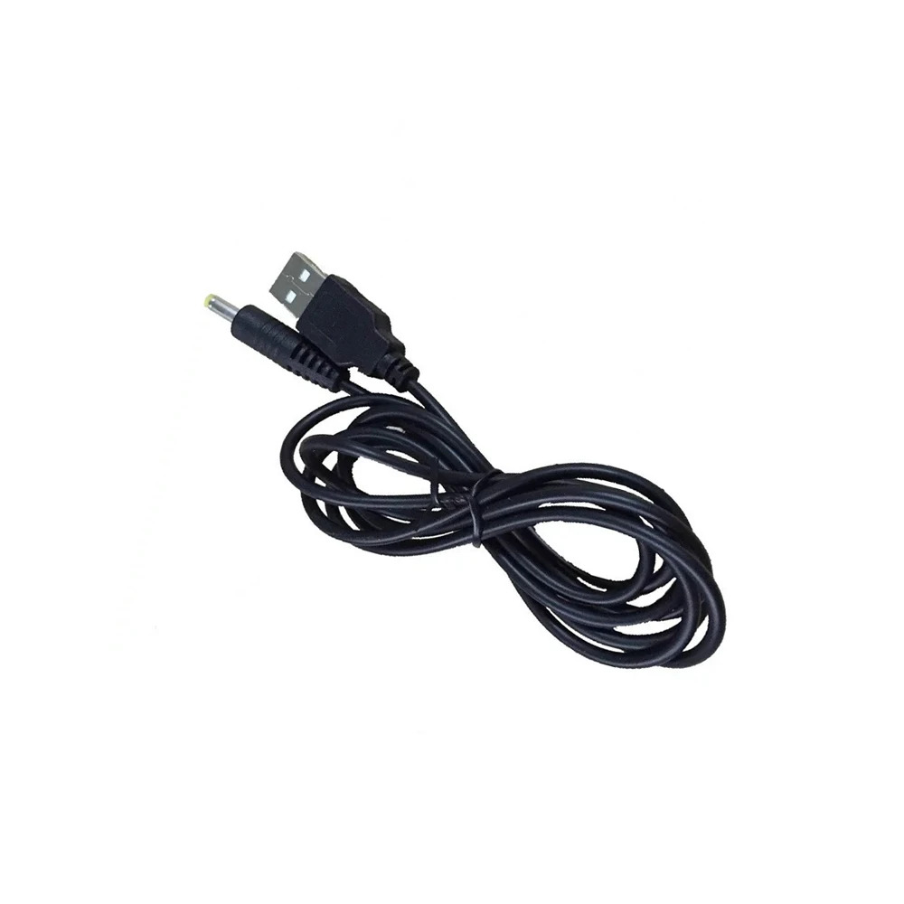 

100PCS 5V USB charge cable For PSP 1000 2000 3000 charging cable DC4.0 port Plug power charger cable cord black