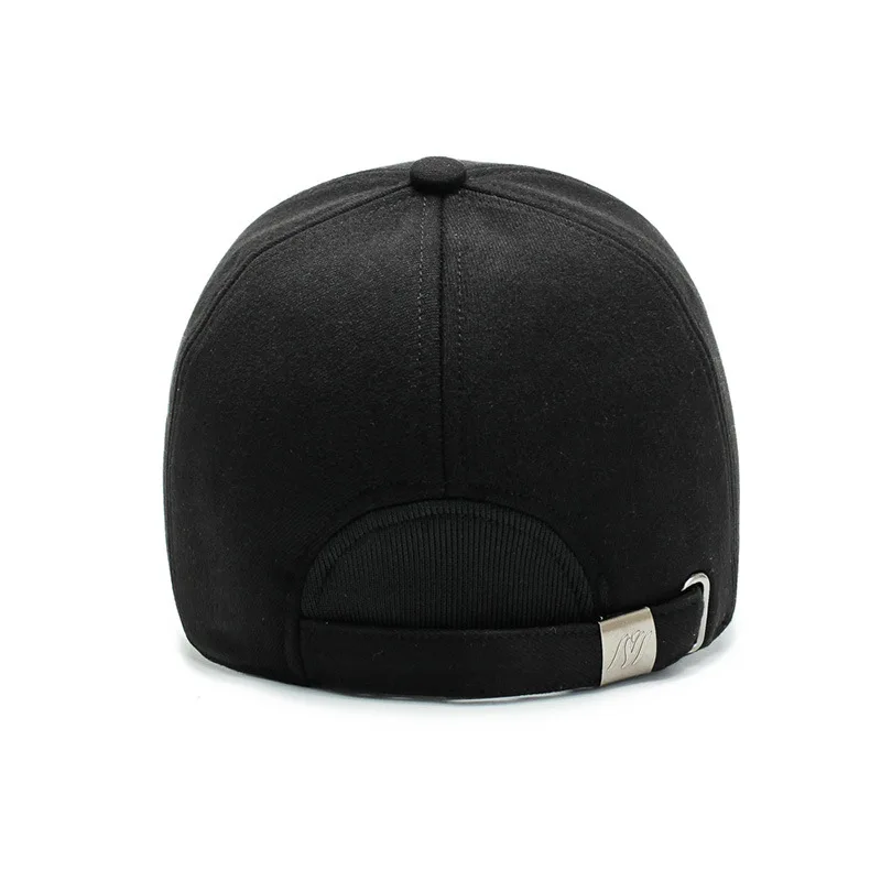 Men Golf Hat Baseball Cap Sunscreen Visor Brim Shade Snapback Autumn Winter Hat Earmuffs Embroidery Hunting baseball caps sports sun hats golf caps