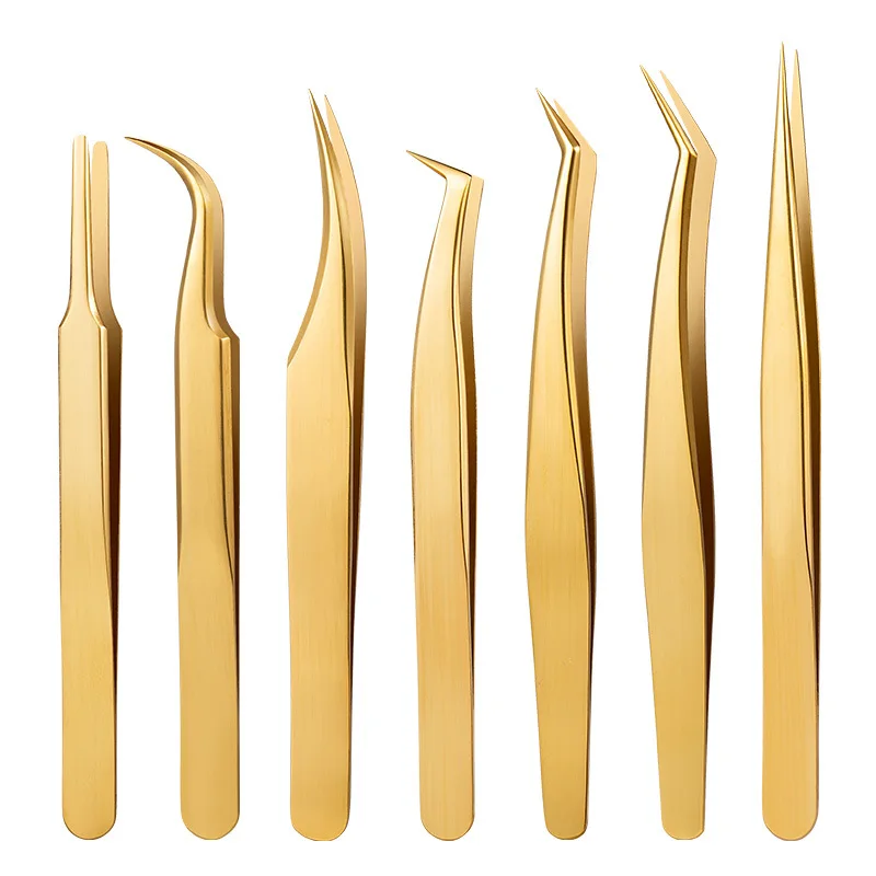 Ygirlash New 1 Pc Eyelash Extension Tweezers For Russian Volume Lashes