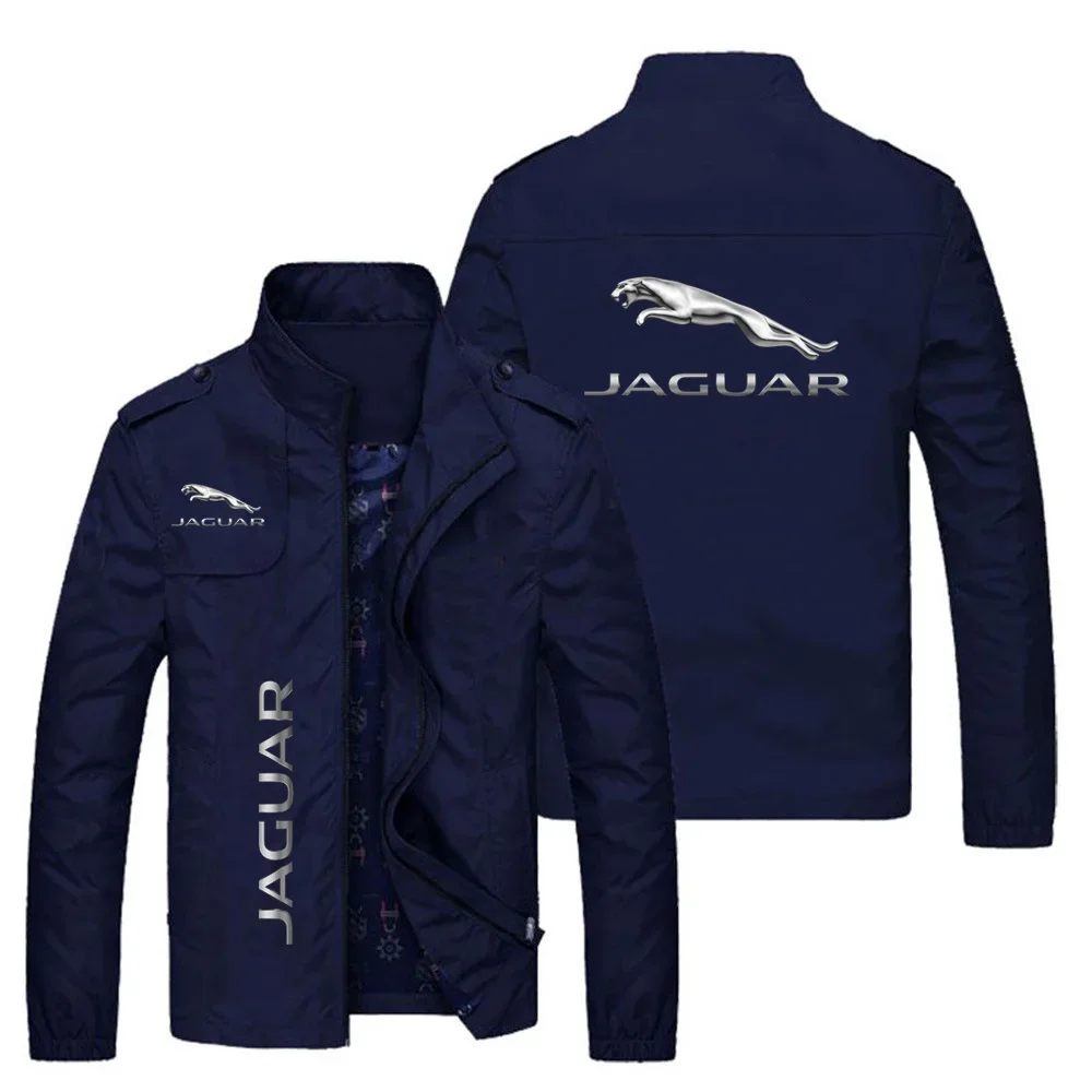 Jaguar logotipo impressão carro jaqueta masculina, Baseball Top, Jaqueta de ciclismo, Vestuário, Asian tamanho M-6XL, 2023, Novo