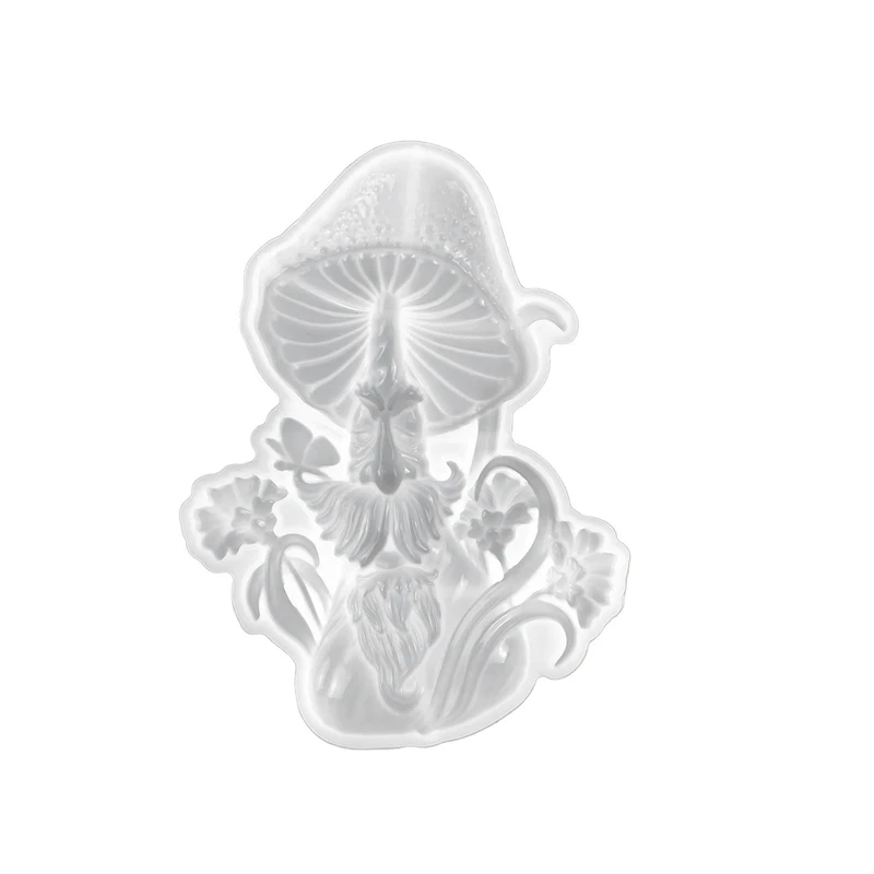 

1 Piece DIY Mushroom Man Ornament Silicone Mould Crystal Resin Epoxy Handicraft Casting Mold Handmade Home Decoration Craft