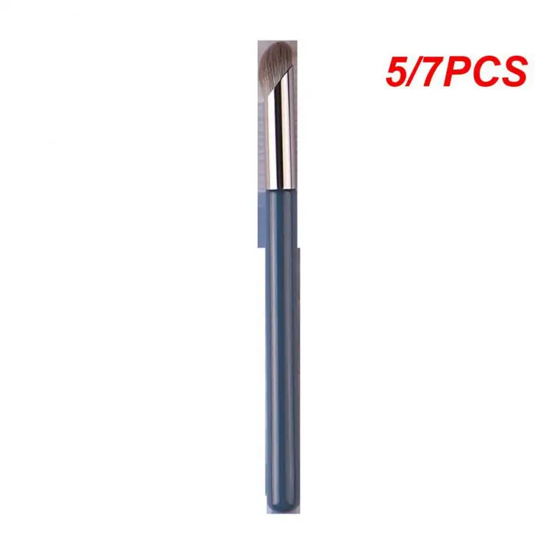 

5/7PCS New Pencil Tip Concealer Brush Decree Pattern Lacrimal Sulcus Eye Bag Dark Under-eye Circles Concealer Makeup Brush