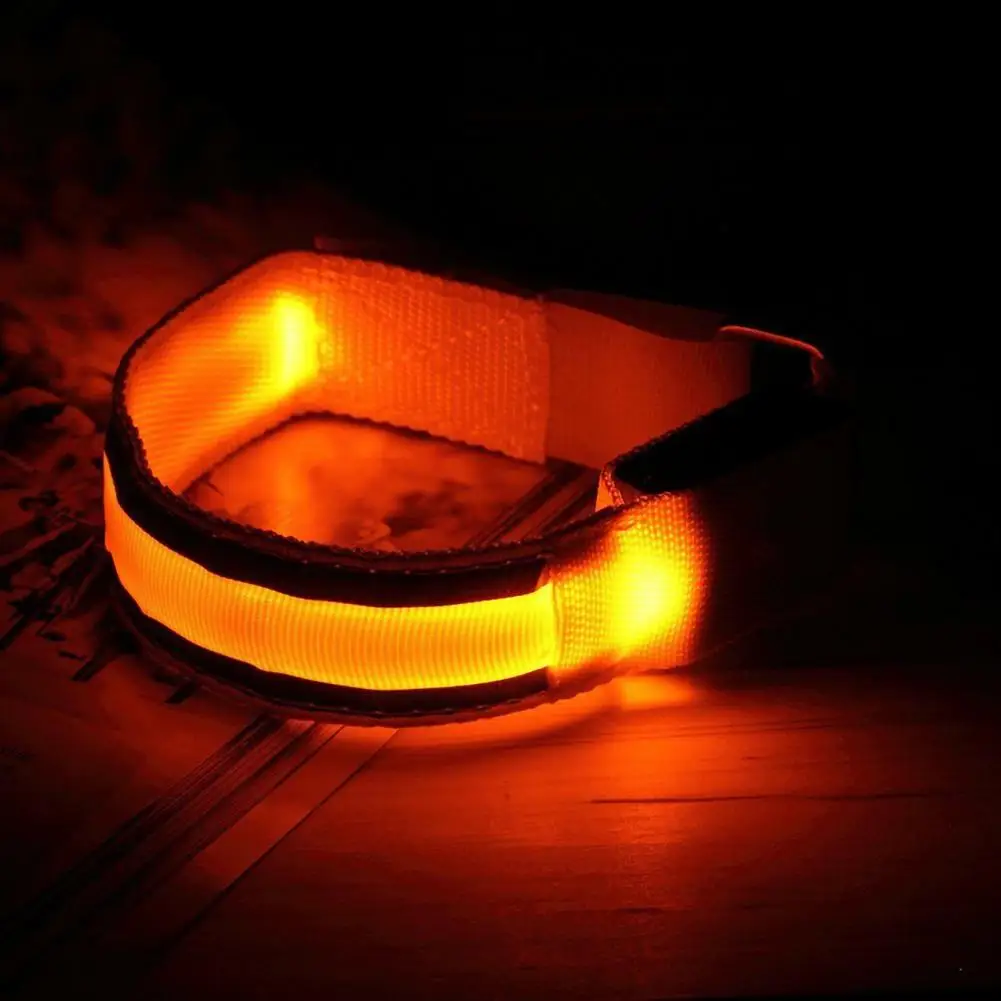 LED Armband Night Fitness Running Cycling Flashing Sports Armband Glowing Flashing Belt Sporting Goods Reflective Glow Wristband