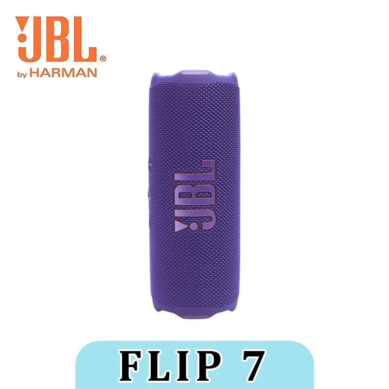 JBL FLIP7 퍼플 바디 휴대용 스피커 칼레이도스코프 서브우퍼 야외 사이클링 캠핑 블루투스 방수 스피커