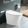Smart Toilet Bidet Toilet Heated Seat Integrated Multi Function Tankless Toilet Smart Bidet Automatic Flushing Remote Control 1