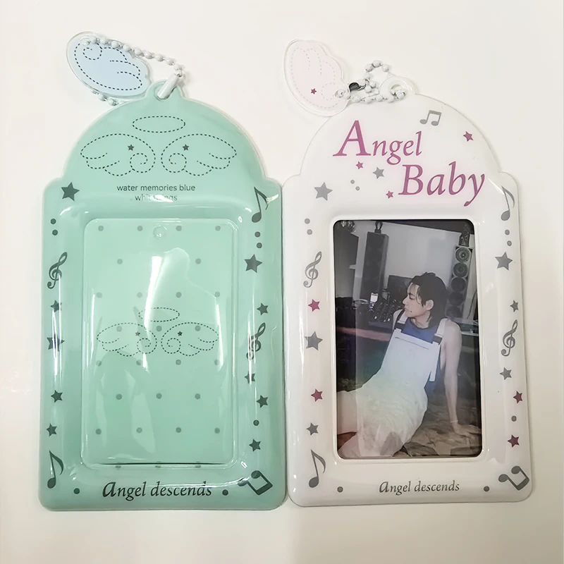 Ins-Style Kpop Star Karten-Schutzhülle Schlüsselanhänger Anhänger 3 Zoll Idol Fotokartenhalter Buskarten-Etui – Detail 4