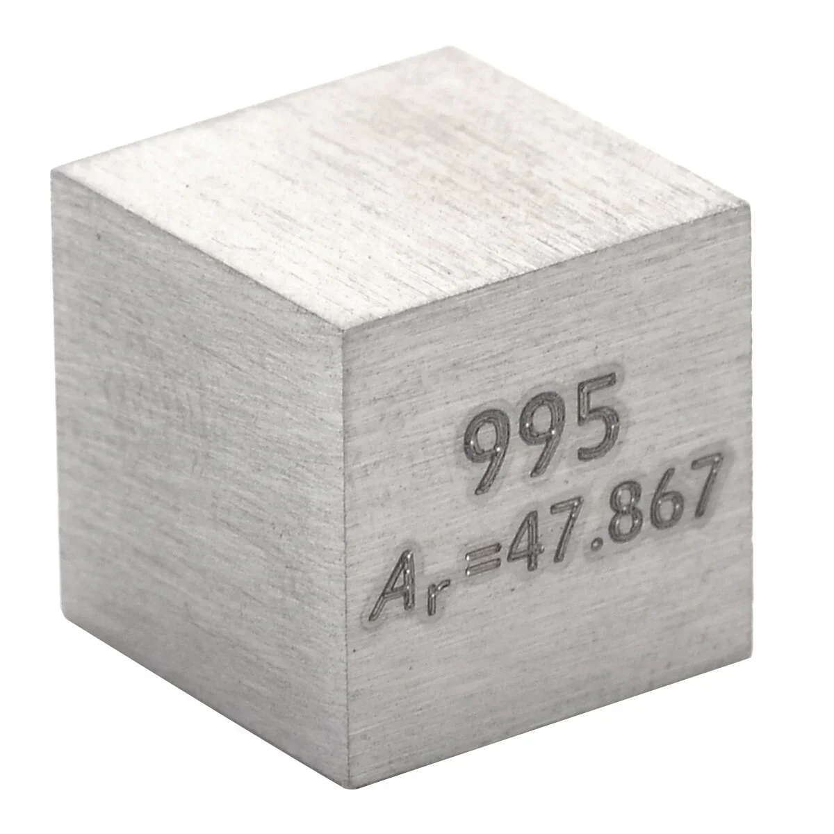 Titanium Cube Teaching Supplies 1Pcs 10x10x10mm