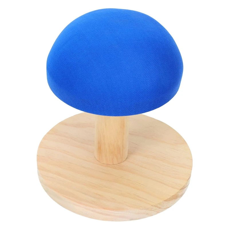 

P82D Mini Round Ironing Stool Solid Wood Auxiliary Tool Small Table Sleever Board for Home Clothes Collars Shoulders Gadget